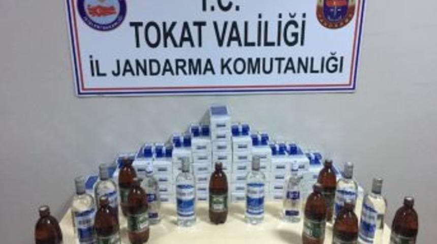 Tokat&rsquo;ta Sigara Ve Alkol Ka&ccedil;ak&ccedil;ılarına Operasyon