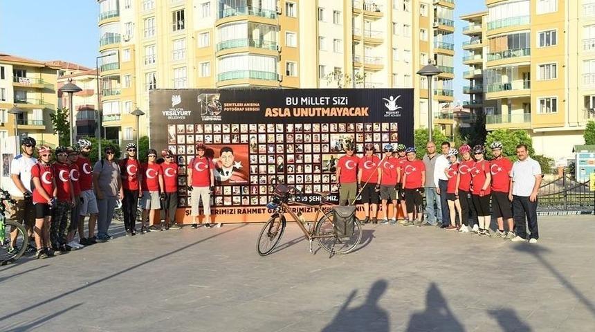 Pedallar Bu Kez Şehitler İ&ccedil;in &Ccedil;evrildi