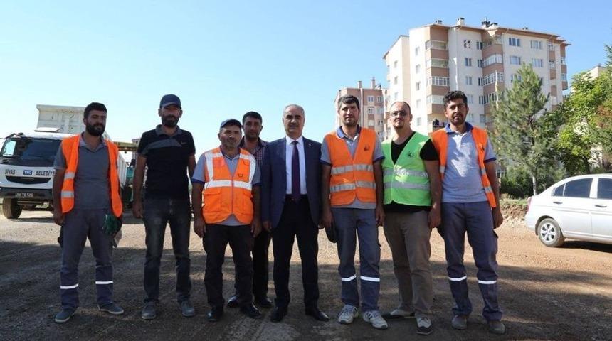 Recep Tayyip Erdoğan Bulvarı&rsquo;nda &Ccedil;alışmalar S&uuml;r&uuml;yor