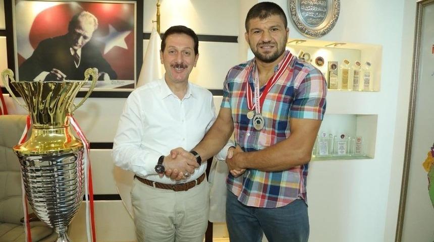 Kırkpınar’ın 2.’si Yılmaz’dan Başkan Tok’a Ziyaret