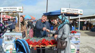 Beylikova Belediyesi Kadınlara Bin 500 Karanfil