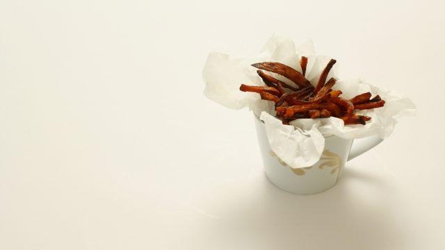 Fırınlanmış Havuç Çubukları