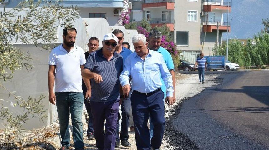 Demre&rsquo;nin Cadde Ve Sokaklarına 60 Bin Ton Sıcak Asfalt