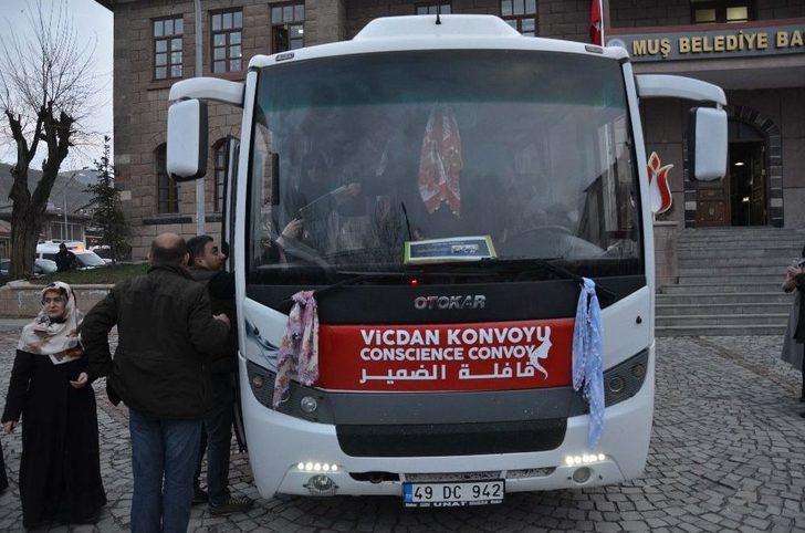 Muş’tan Hatay’a "vicdan Konvoyu" G3