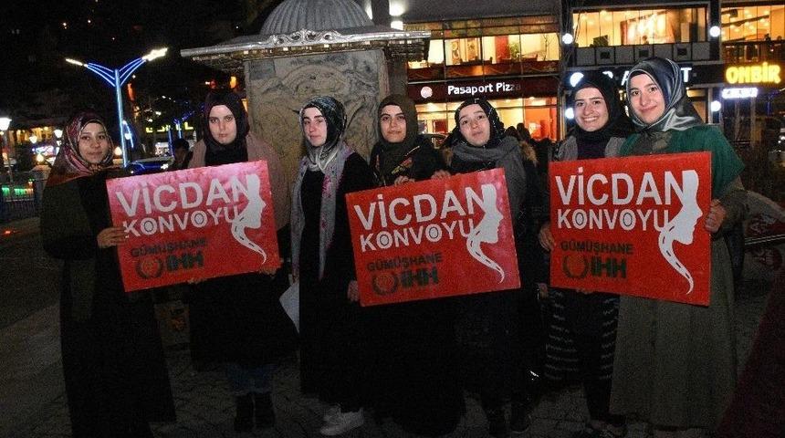 Vicdan Konvoyu G&uuml;m&uuml;şhane&rsquo;den Ge&ccedil;ti