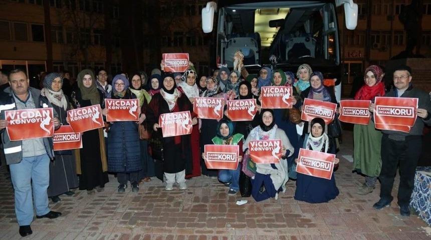 &rsquo;vicdan Konvoyu&rsquo;na K&uuml;tahya&rsquo;dan Destek