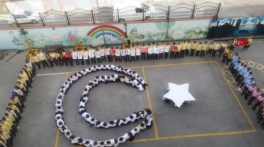 (&ouml;zel) İlkokul &Ouml;ğrencilerinden &ldquo;ay Yıldız&rdquo; Koreografisiyle &ldquo;afrin&rsquo;e Selam&rdquo;