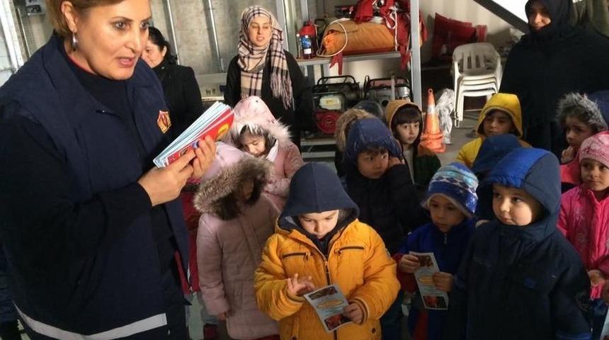 Miniklerden Erzincan İtfaiyesine Ziyaret
