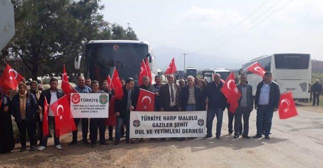 Şehit Yakınları Ve Gazilerden Afrin’deki Askerlere Destek