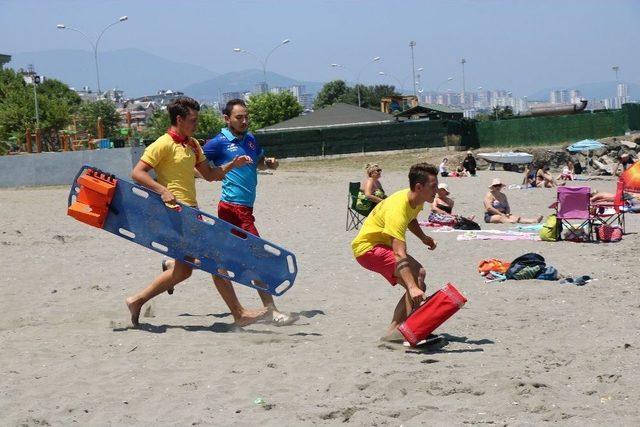 Samsun’da Rip Akıntısına Karşı Uyarı