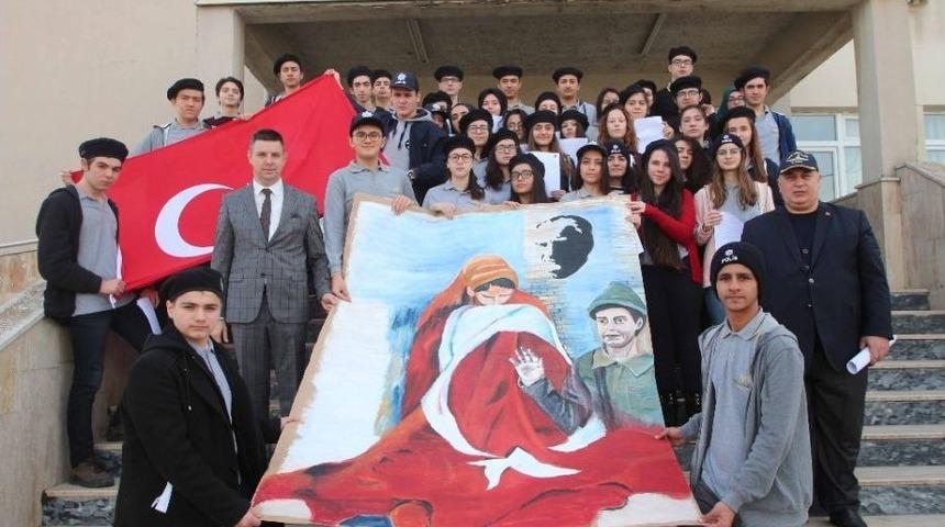 Asker Ve Polis Ağabeylerine Mektupla Moral Verdiler