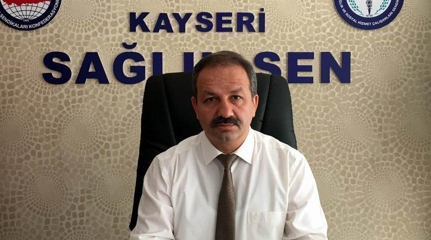 Sağlık Sen Kayseri Şubesi Başkanı Mahmut Faruk Doğan: &ldquo; Yıpranma Payı Sağlık Sen Kazanımıdır&rdquo;