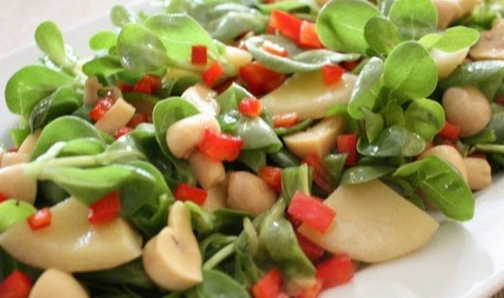 Enginarlı Semizotu Salatası