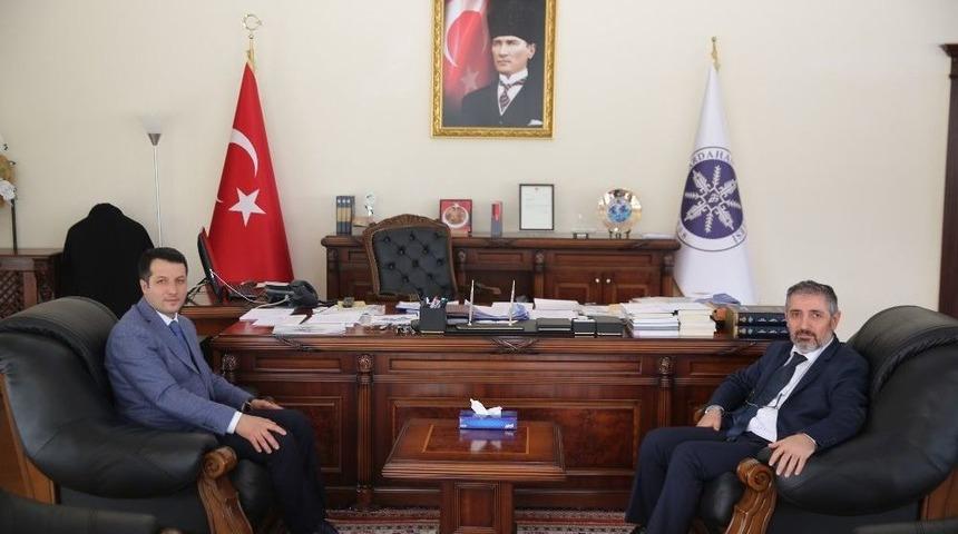 Vali Yardımcısı Canpolat&rsquo;dan Rekt&ouml;r Biber&rsquo;e Veda Ziyareti