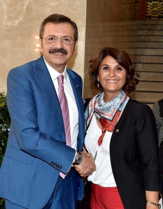 Tobb Kadın Girişimciler&rsquo;den Tobb Başkanı Hisarcıklıoğlu Ve Bakan Pekcan&rsquo;a Ziyaret 2
