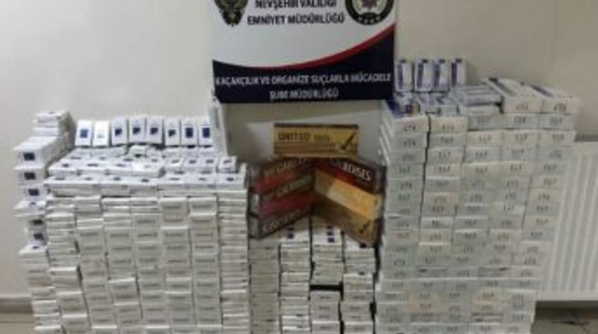 Nevşehir’de 2 Bin 650 Paket Kaçak Sigara Ele Geçirildi