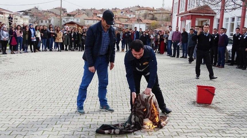 Hisarcık Myo&rsquo;da Acil Durum Tatbikatı