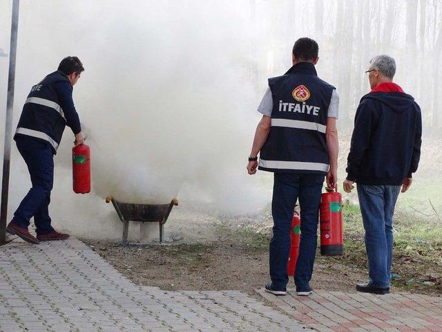 Hisarcık Myo’da Acil Durum Tatbikatı