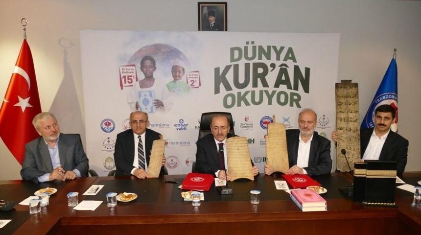 Trabzon&rsquo;dan Mazlum Milletlere 61 Bin Adet Kur&rsquo;an-ı Kerim Gidecek