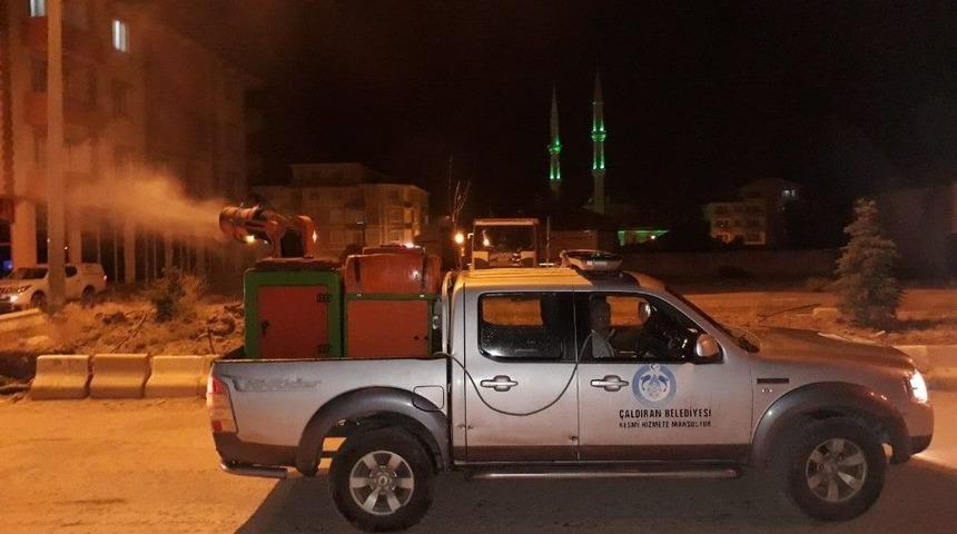 &Ccedil;aldıran&rsquo;da Sivrisinek Ve Haşereyle M&uuml;cadele