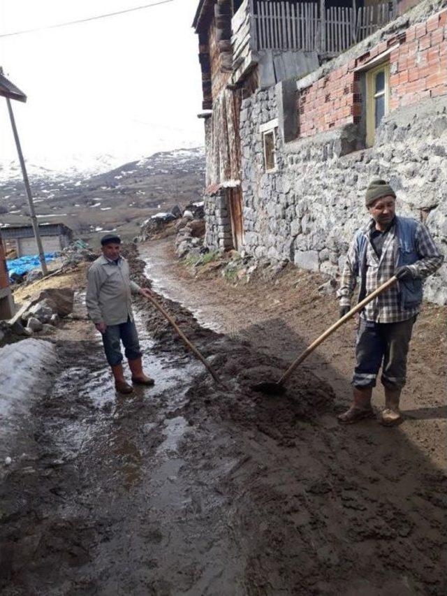 Mahallenin Gençleri Bahar Temizliği Yaptı