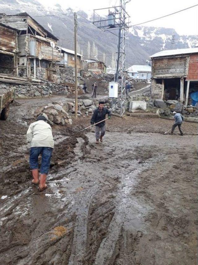 Mahallenin Gençleri Bahar Temizliği Yaptı