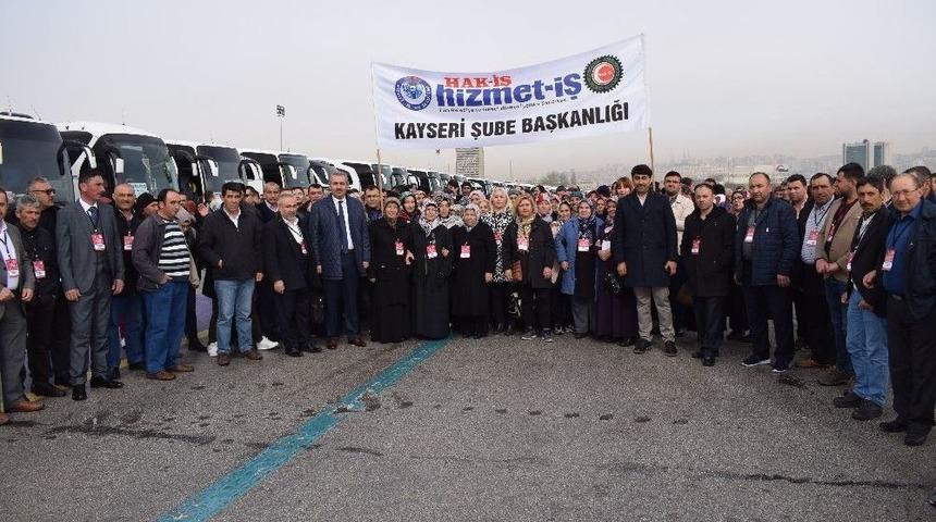 Hizmet-iş Sendikası Kayseri Şubesi D&uuml;nya Kadınlar G&uuml;n&uuml;&rsquo;n&uuml; Ankara&rsquo;da Kutladı
