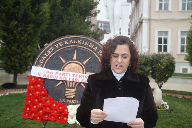 Tekirdağ’da 8 Mart Dünya Kadınlar Günü Kutlandı