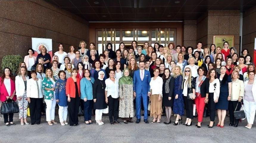 Tobb Kadın Girişimciler Kurulu, Tobb Başkanı Rifat Hisarcıklıoğlu&rsquo;nu Ziyaret Etti