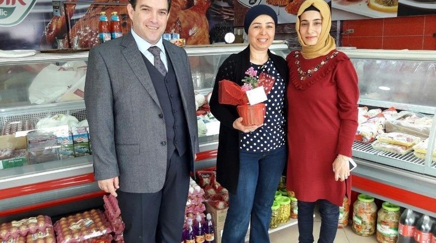 Seso Başkanı Sağır, Kadın Esnafı Ziyaret Etti