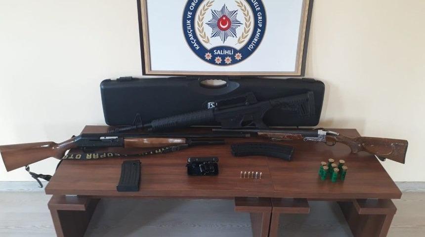 Manisa&rsquo;da Silah Ticareti Yapanlara Operasyon