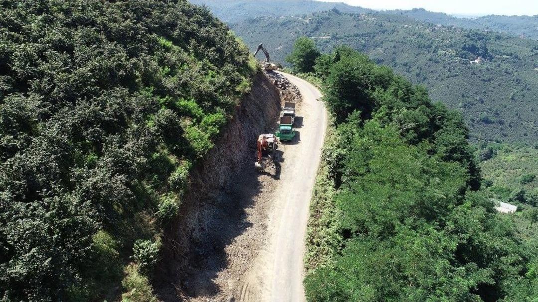 Ordu-kabad&uuml;z Karayolu &Ccedil;alışmaları S&uuml;r&uuml;yor