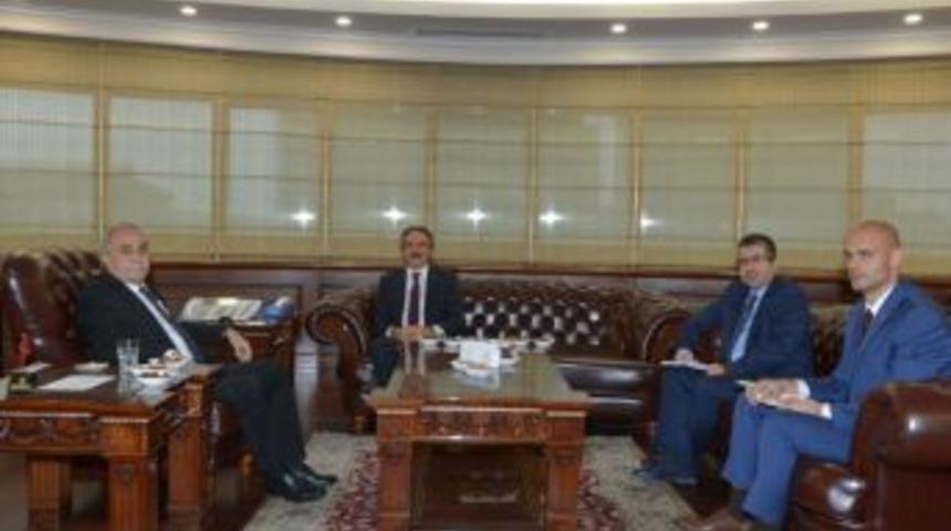 Rekt&ouml;r Bağlı, Bakan Fakıbaba İle G&ouml;r&uuml;şt&uuml;