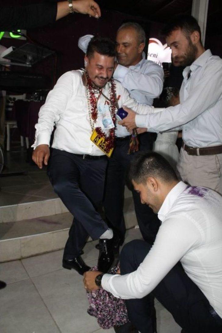 (özel) Edremit’te Sağdıçlar Damada Görülmemiş Şakalar Yaptı G4