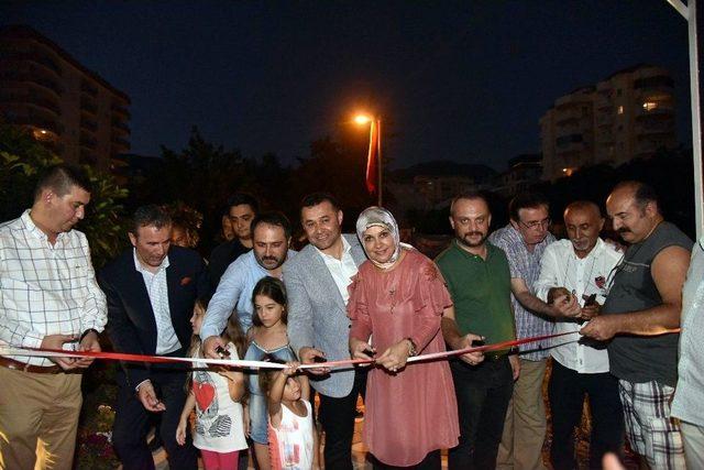 Alanya’da Mahmutlar Şairler Parkı Açıldı