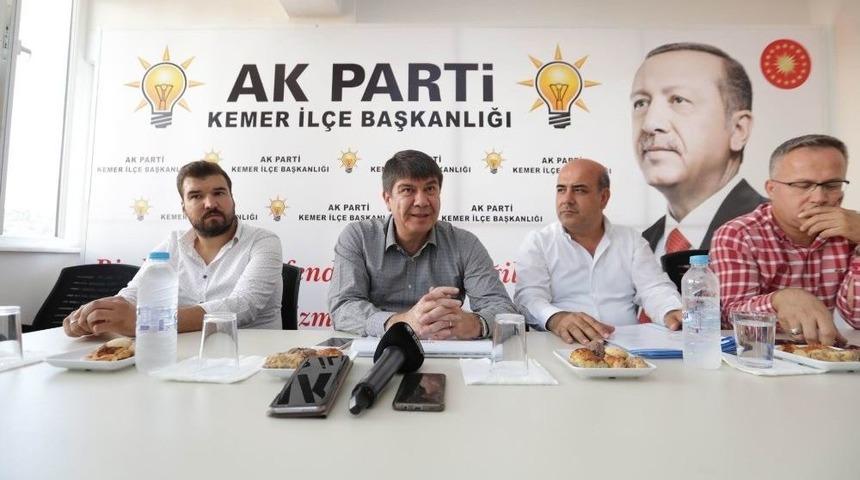 Başkan T&uuml;rel, Kemer Teşkilatıyla Bir Araya Geldi