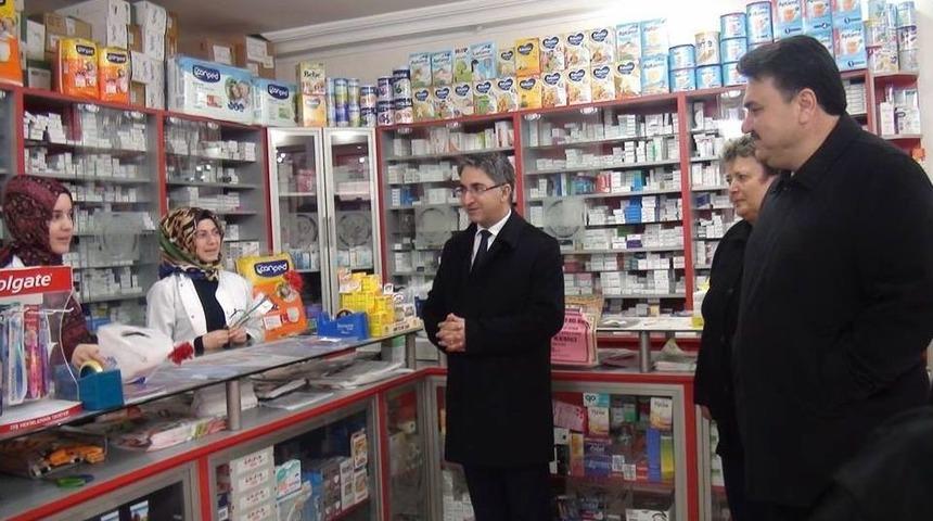 Kaymakam Ve Başkan’dan Kadın Esnaflara Ziyaret