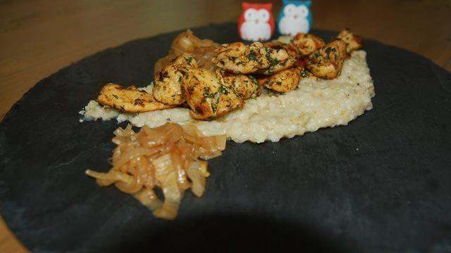 Köz Patlıcanlı Keşkek ve Dereotlu Tavuk