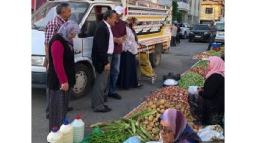 Başkan Tutal Pazarcı Esnafı İle Buluştu