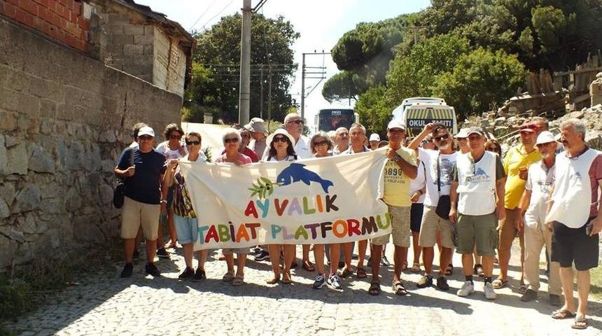 &ldquo;kozak&rsquo;ta Altına Hayır&rdquo; Eylemine Ayvalık Tabiat Platformu Da Destek Verdi