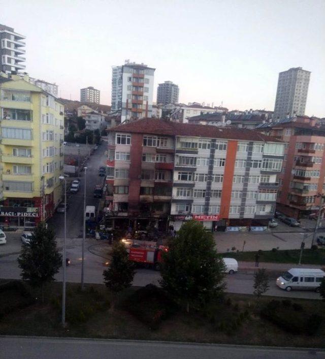 Kastamonu’da Bir Markette Yangın Çıktı