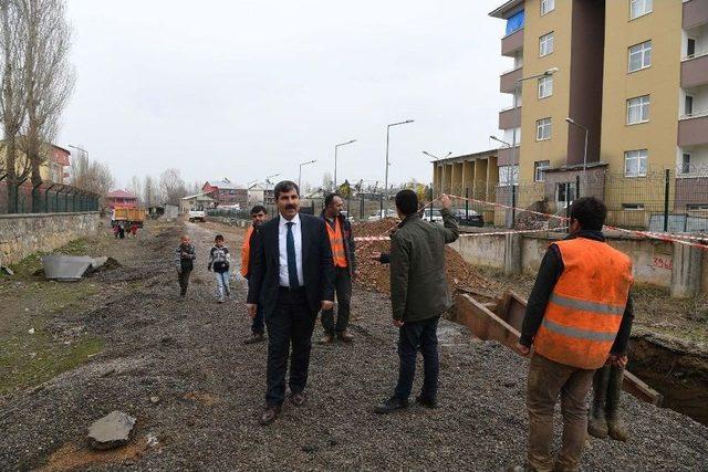 Muş’ta Altyapı Çalışmaları Başladı