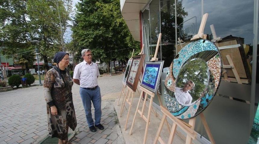 Başkan Akcan Sergi Açılışına Katıldı