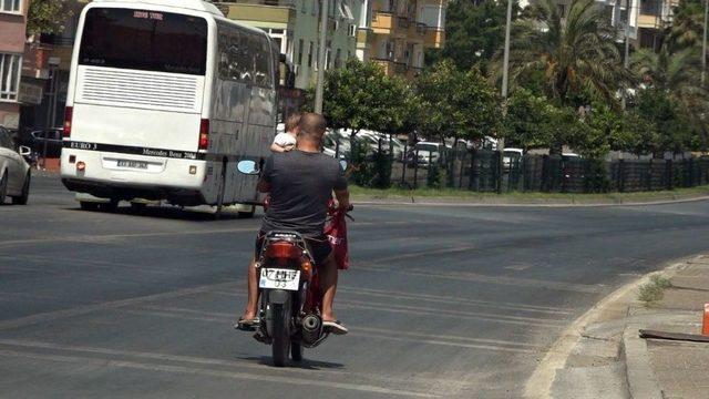 Alanya’da Yürekleri Ağızlara Getiren Görüntü