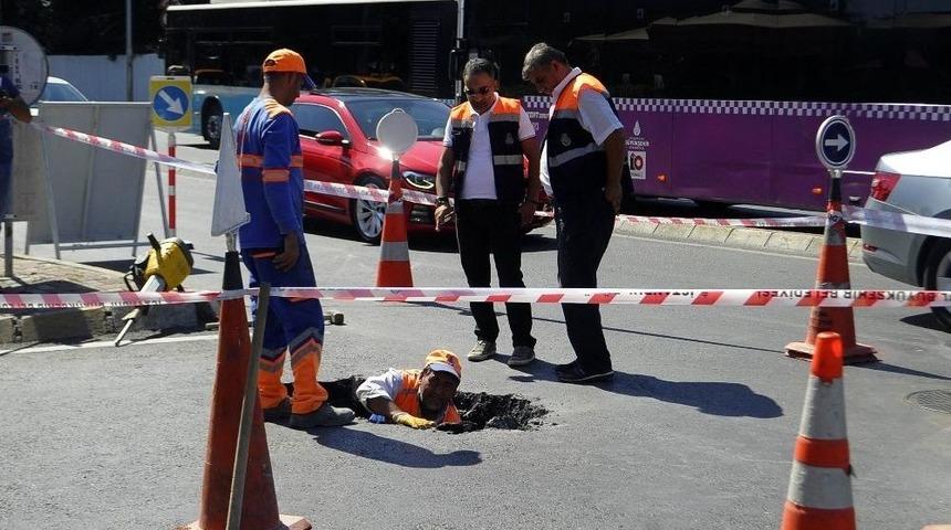 Beşiktaş’ta Yol Çöktü