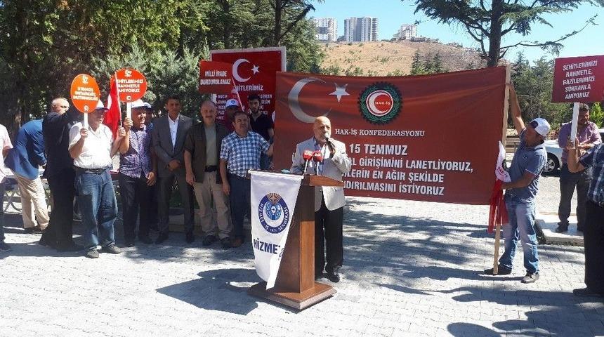 Hak-iş 15 Temmuz Şehitlerini Andı