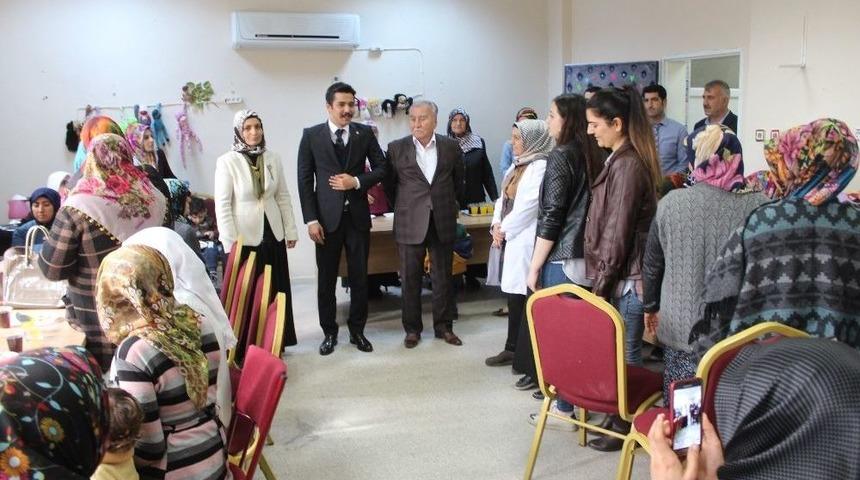 Ak Partili Kadınlar Samsatlı Depremzede Kadınlarla Buluştu