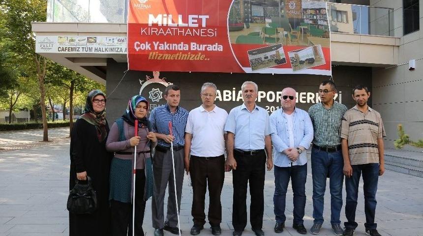 Millet Kıraathanesinde Engelliler İçin Özel Konsept