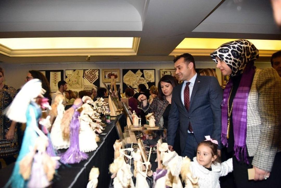 D&uuml;nya Kadınları Alanya&rsquo;da Sergide Buluştu