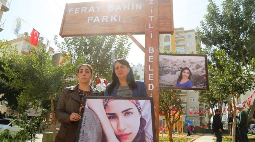 Feray Şahin&rsquo;in Adı Mezitli&rsquo;de Parkta Yaşayacak
